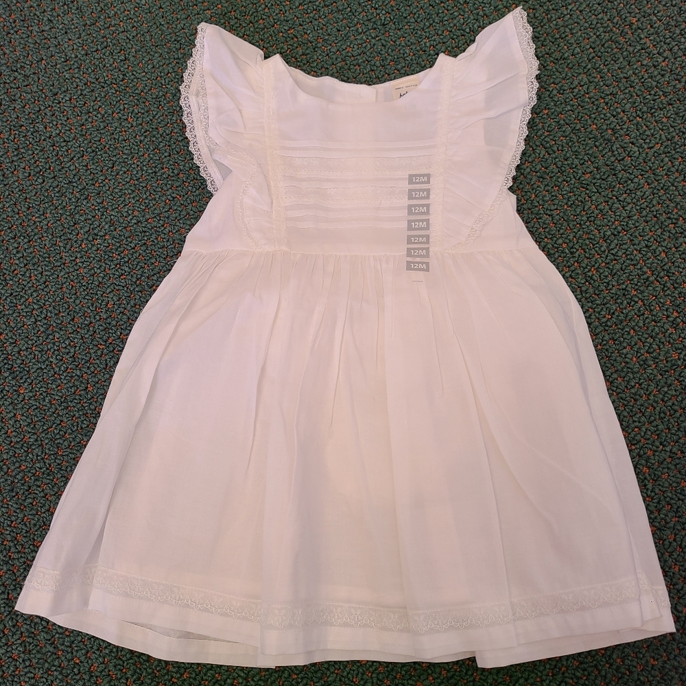 NWOT Baby B'Gosh White Dress